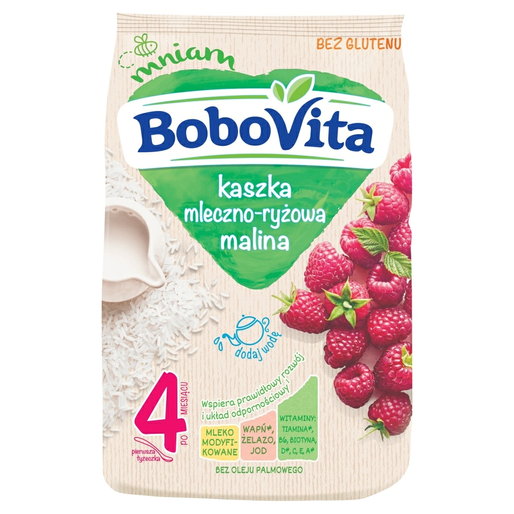 BOBOVITA Kaszka mleczno-ryżowa malina 230 ml