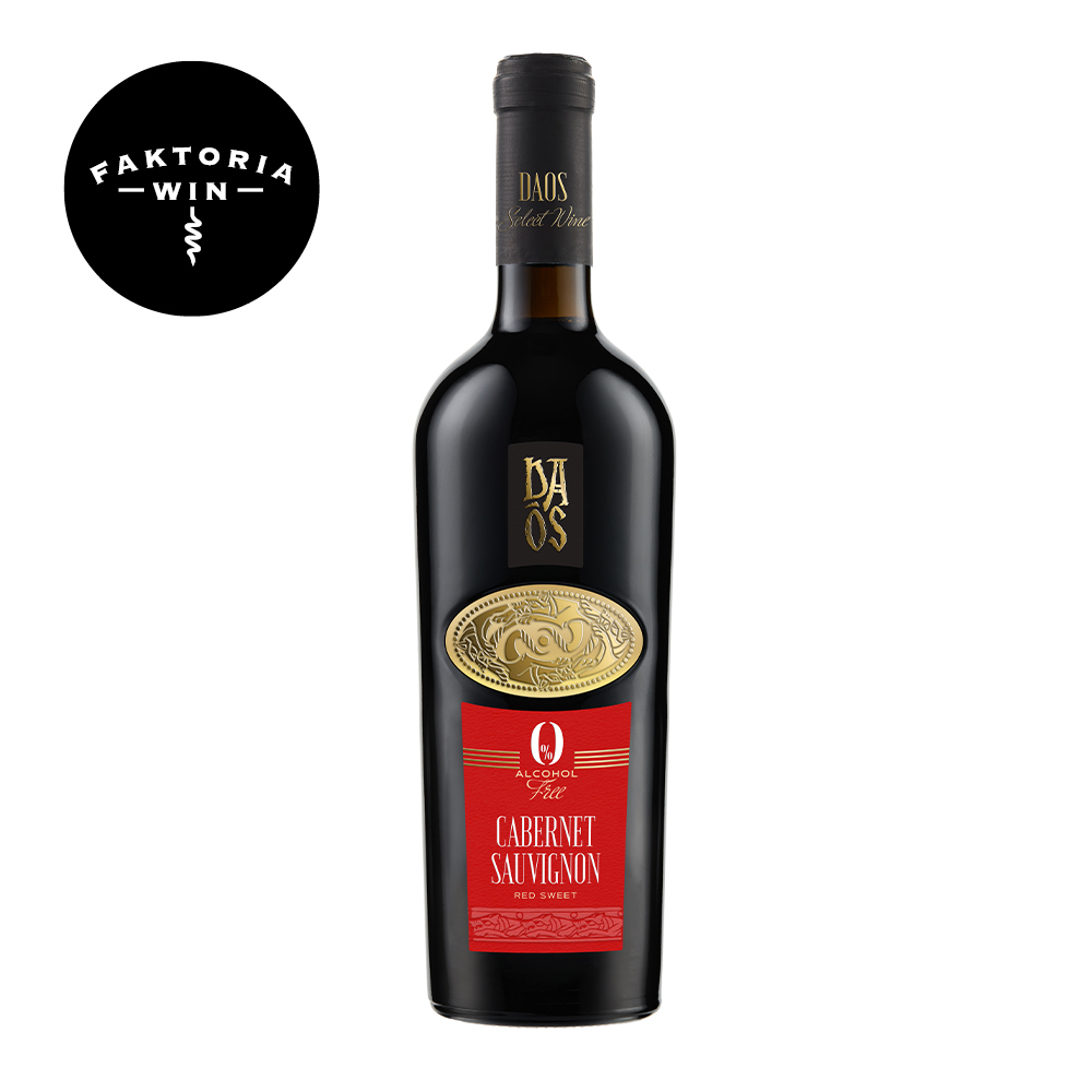 Daos Wino Bezalkoholowe Cabernet Sauvignon 0% Czerwone Słodkie 750 Ml