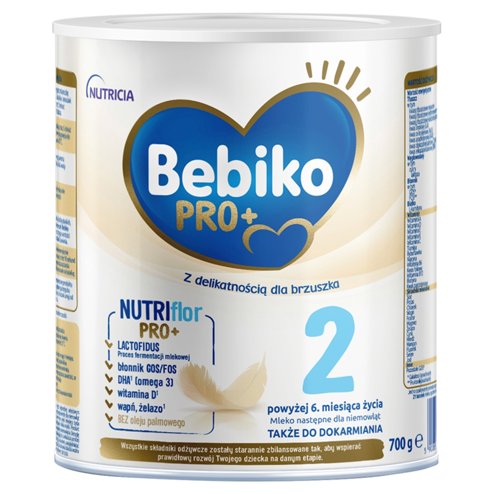 BEBIKO PRO+2 Mleko następne dla niemowląt powyżej 6. miesiąca życia 700 g