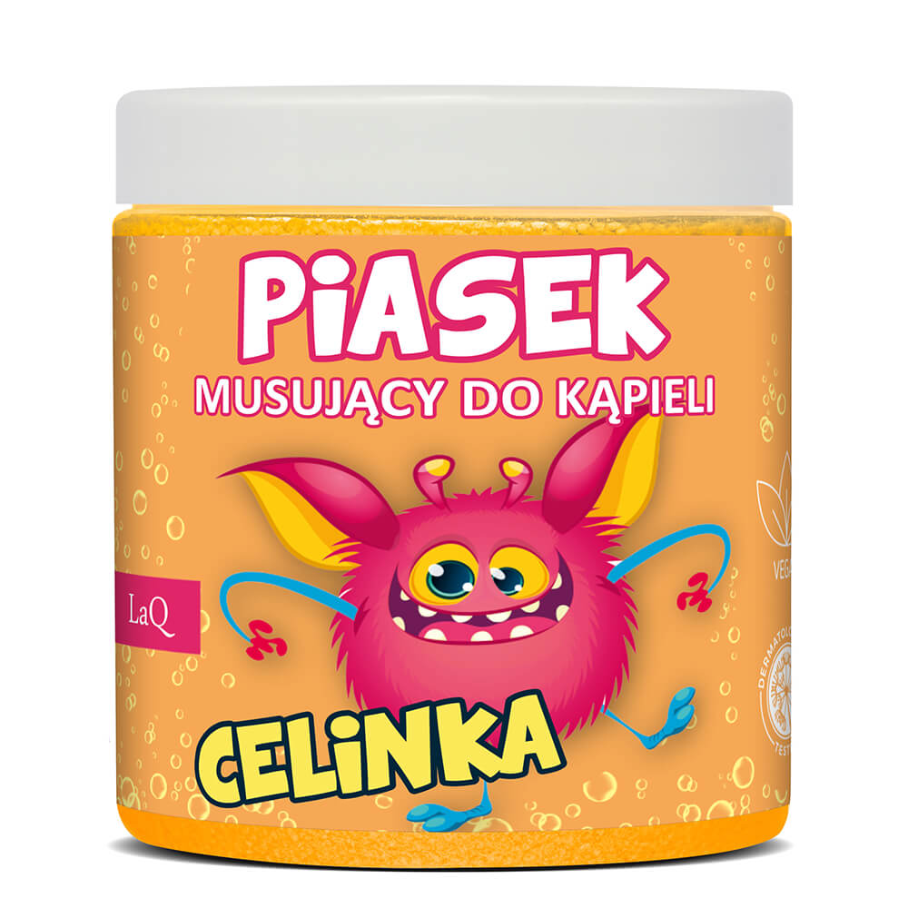 LAQ Piasek musujący do kąpieli Celinka 190 g