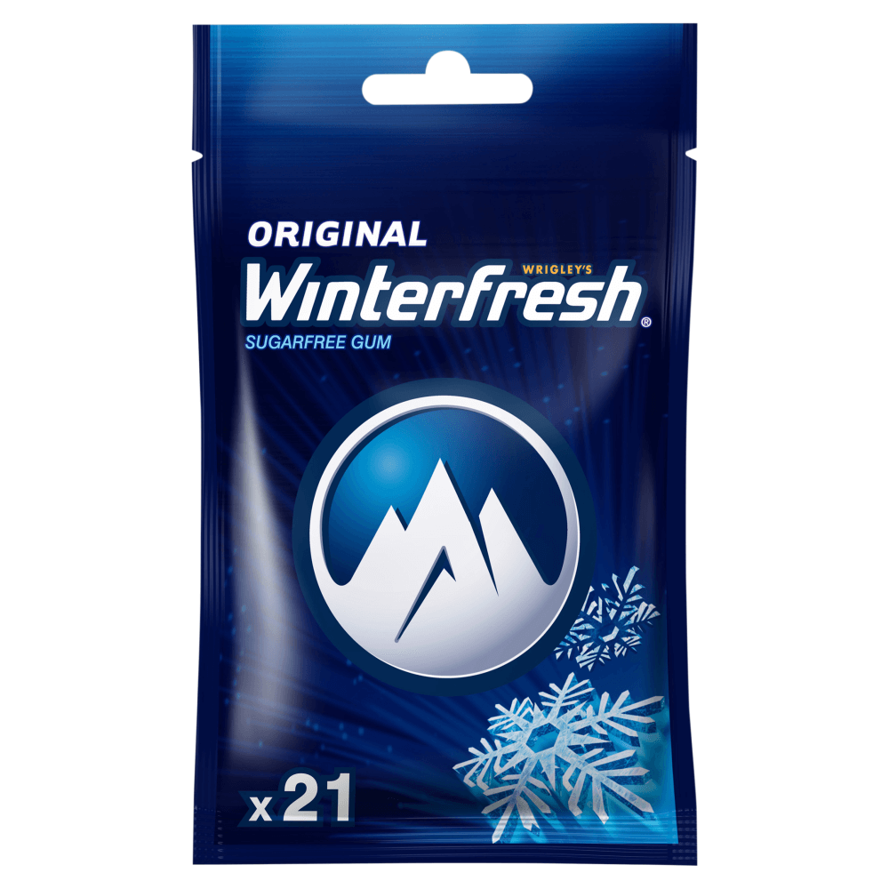 WINTERFRESH Guma do żucia bez cukru 21 drażetek 29 g
