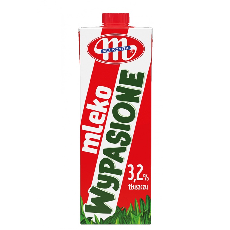 MLEKOVITA Mleko UHT wypasione 3,2 % 1000 ml