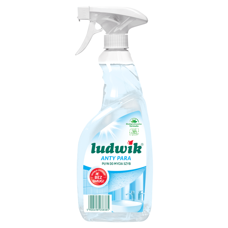 LUDWIK Płyn do mycia szyb i luster anty para 600 ml