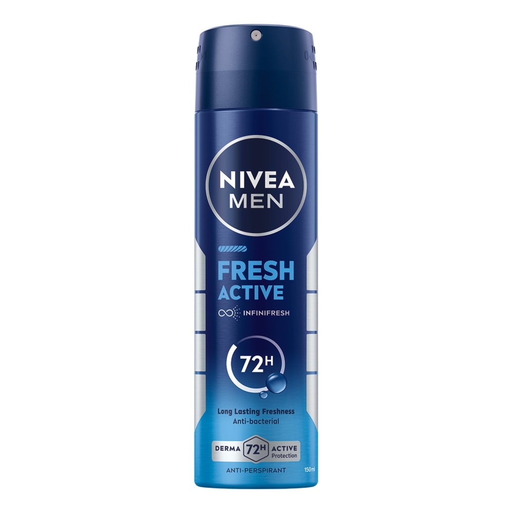 NIVEA MEN Antyperspirant w aerozolu Fresh Active 150 ml