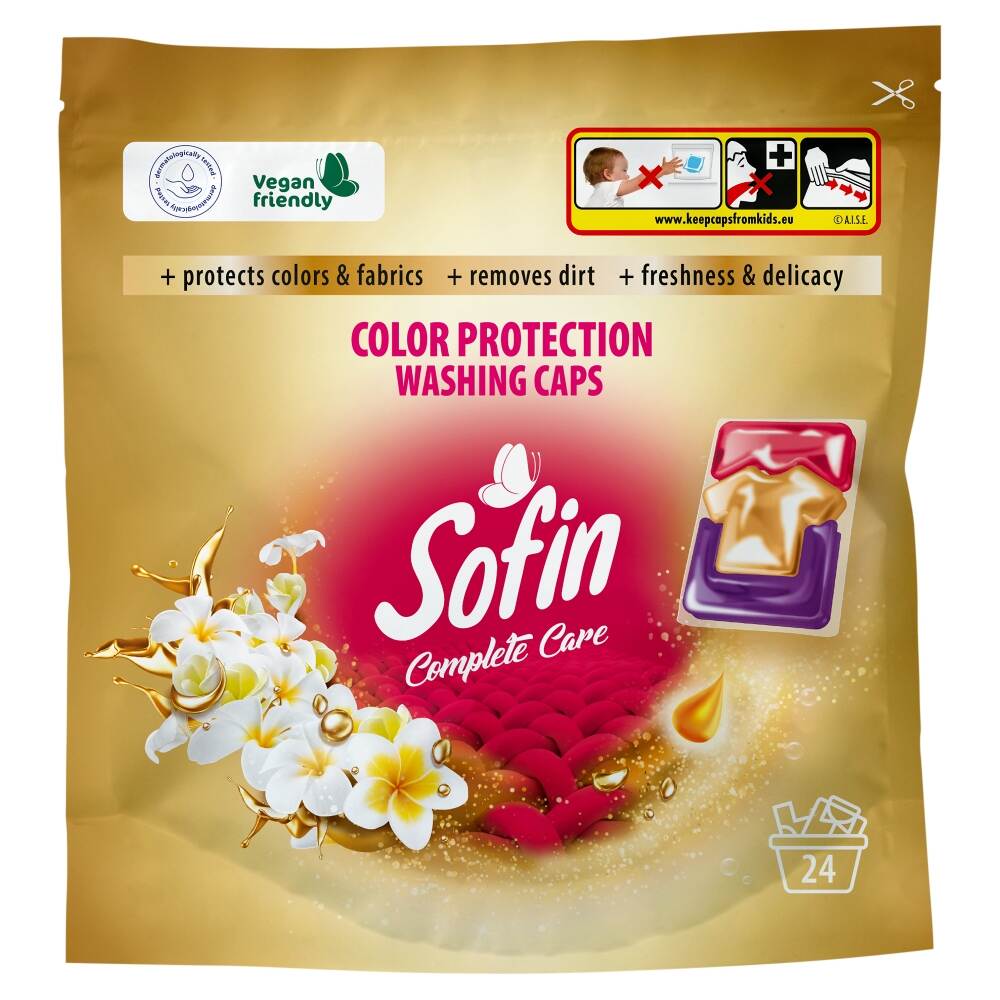 SOFIN COMPLETE CARE Kapsułki do prania Color Protection 576 g