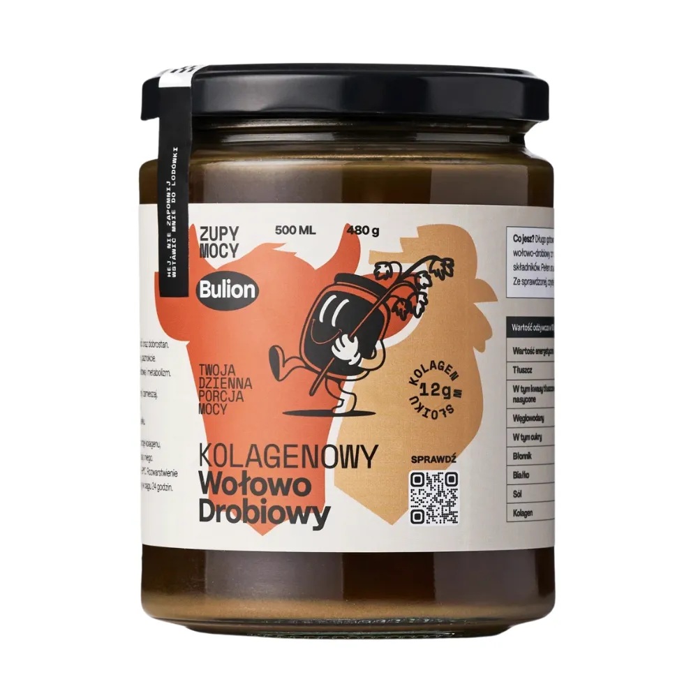 ZUPY MOCY Bulion kolagenowy wołowo-drobiowy 540 ml