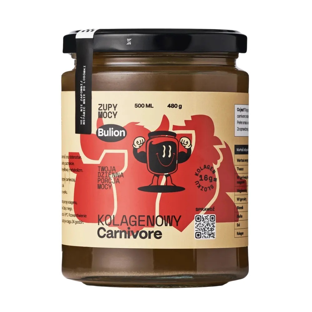 ZUPY MOCY Bulion kolagenowy carnivore 540 ml