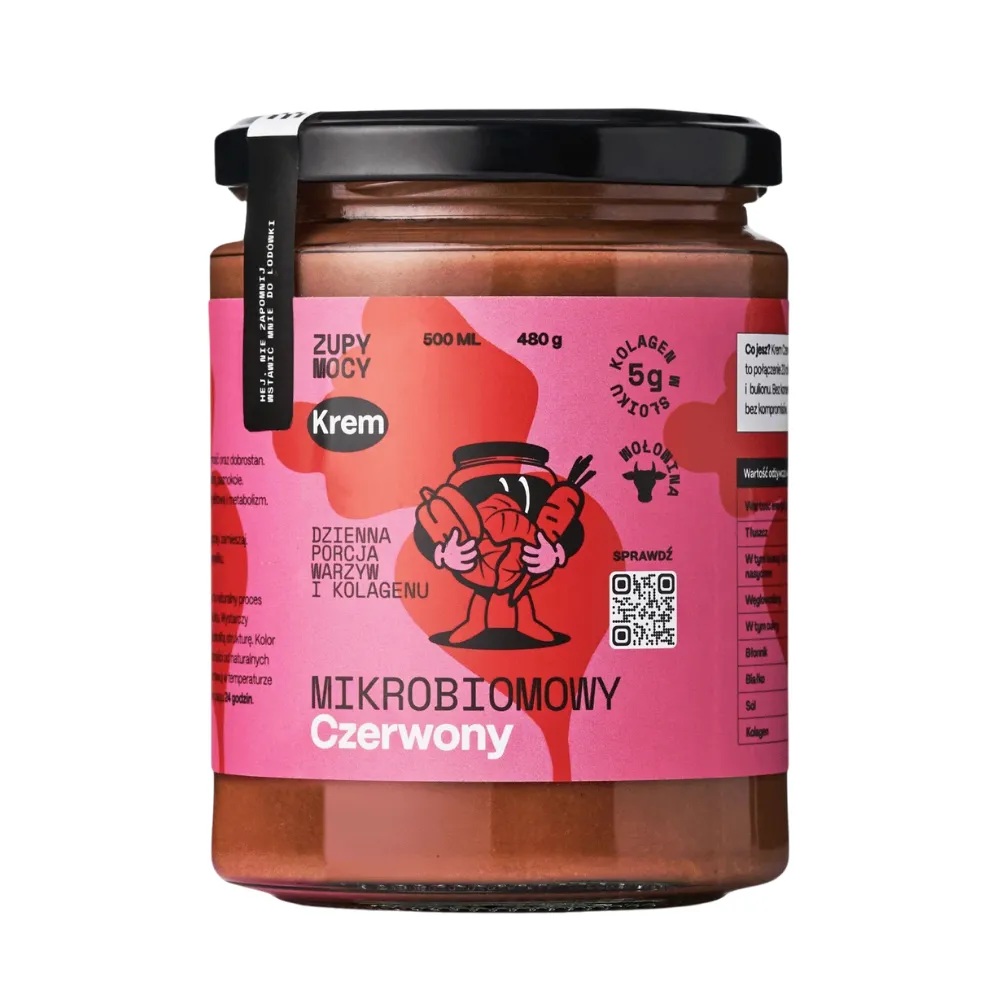 ZUPY MOCY Krem mikrobiomowy czerwony 540 ml