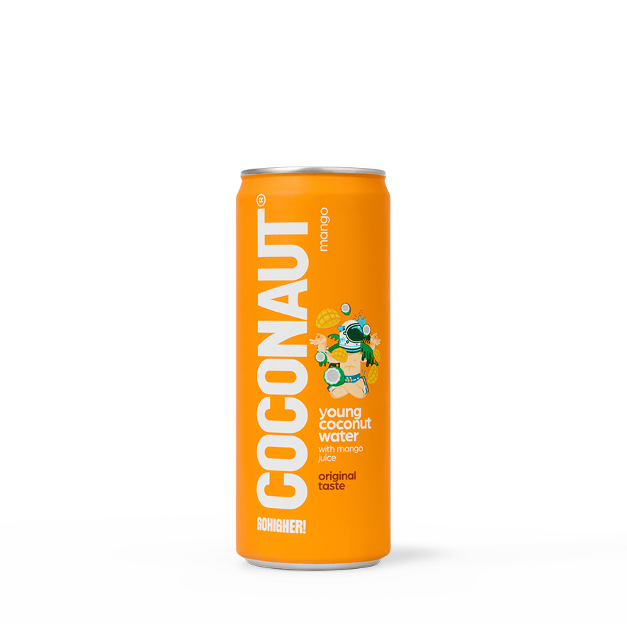 COCONAUT Woda kokosowa z młodego kokosa z sokiem mango 320 ml