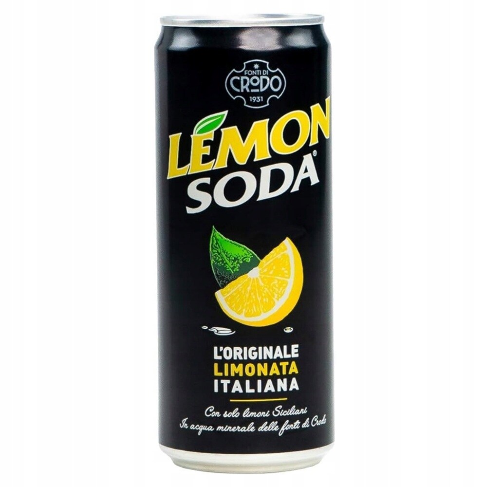 FONTI DI CRODO LEMON SODA Napój gazowany o smaku cytrynowym 330 ml