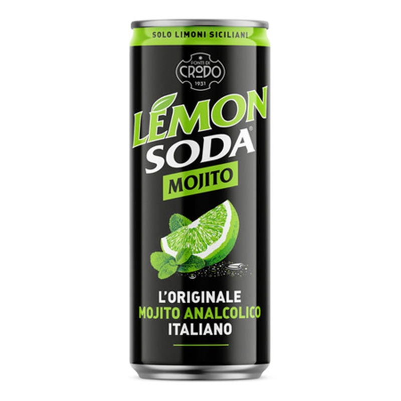 FONTI DI CRODO LEMON SODA Napój gazowany o smaku mojito 330 ml