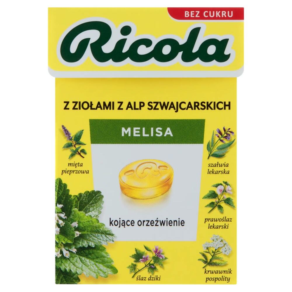 RICOLA Cukierki ziołowe Melisa 27,5 g