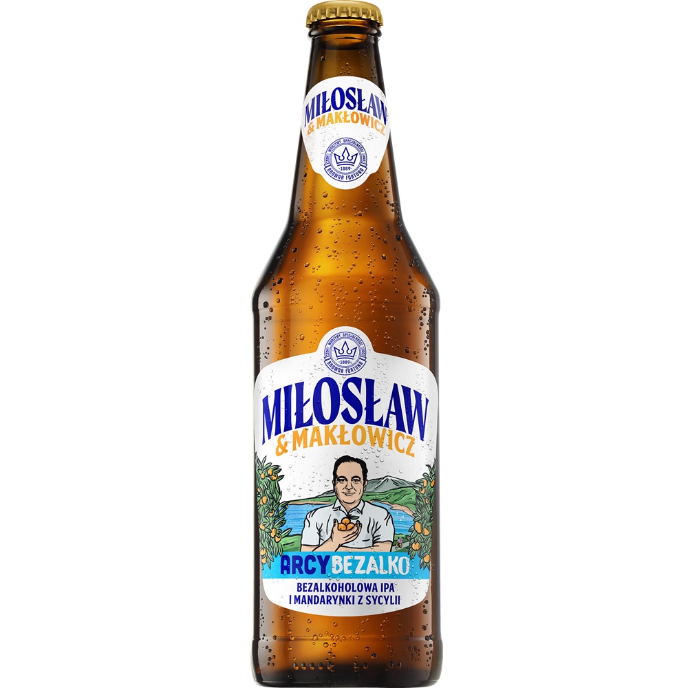 MIŁOSŁAW MAKŁOWICZ ARCYBEZALKO Piwo bezalkoholowe butelka 500 ml