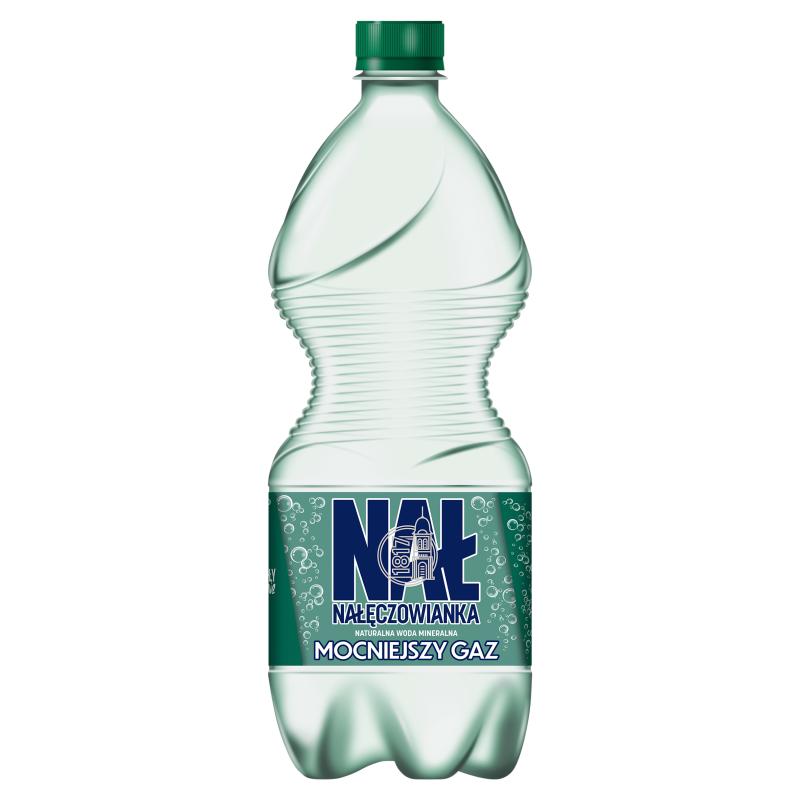NAŁĘCZOWIANKA Naturalna woda mineralna mocniejszy gaz 1000 ml