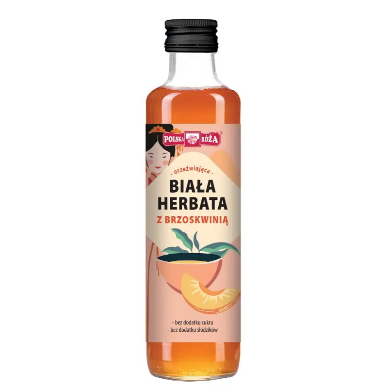 POLSKA RÓŻA Herbata biała z brzoskwinią 250 ml
