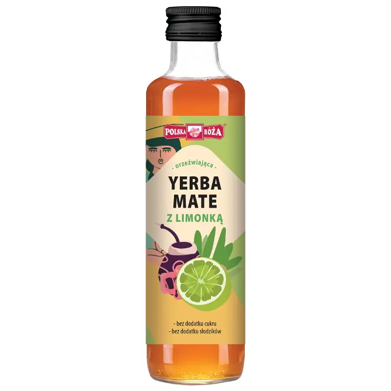 POLSKA RÓŻA Herbatka yerba mate z limonką 250 ml