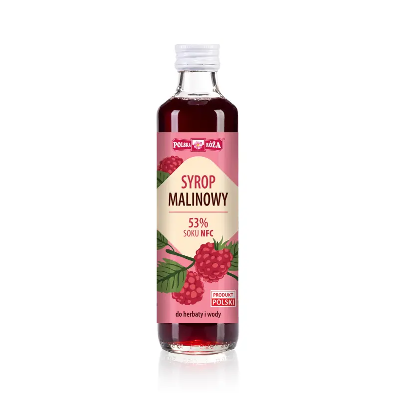 POLSKA RÓŻA Syrop malinowy 250 ml