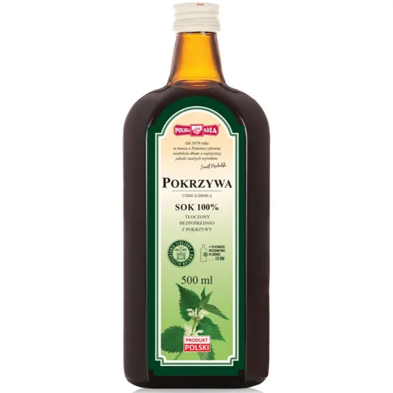 POLSKA RÓŻA Sok z pokrzywy NFC 500 ml