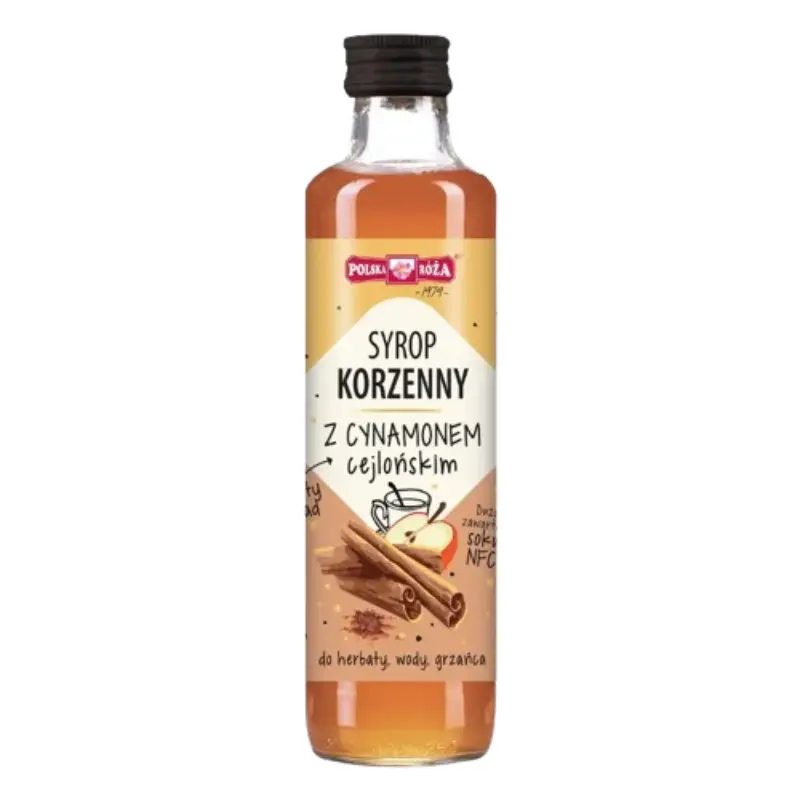 POLSKA RÓŻA Syrop korzenny z cynamonem 250 ml