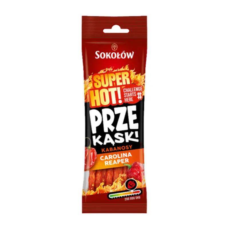 SOKOŁÓW Kabanosy SUPER HOT 60 g