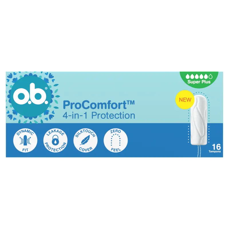 O.B. PROCOMFORT Tampony Super Plus 16 szt.